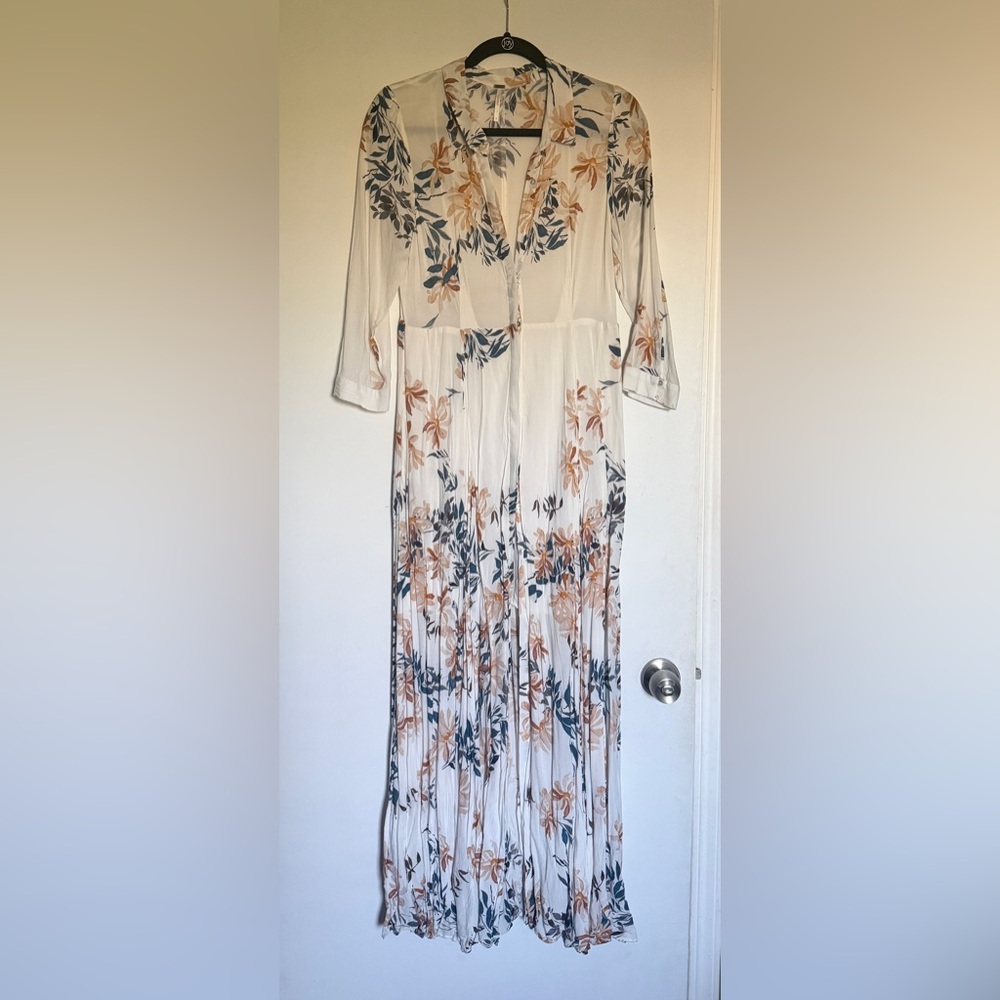 Free People RARE After the Storm Floral Maxi Dress - Picture 3 of 4
